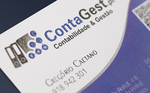 Contagest - cartões em relevo químico